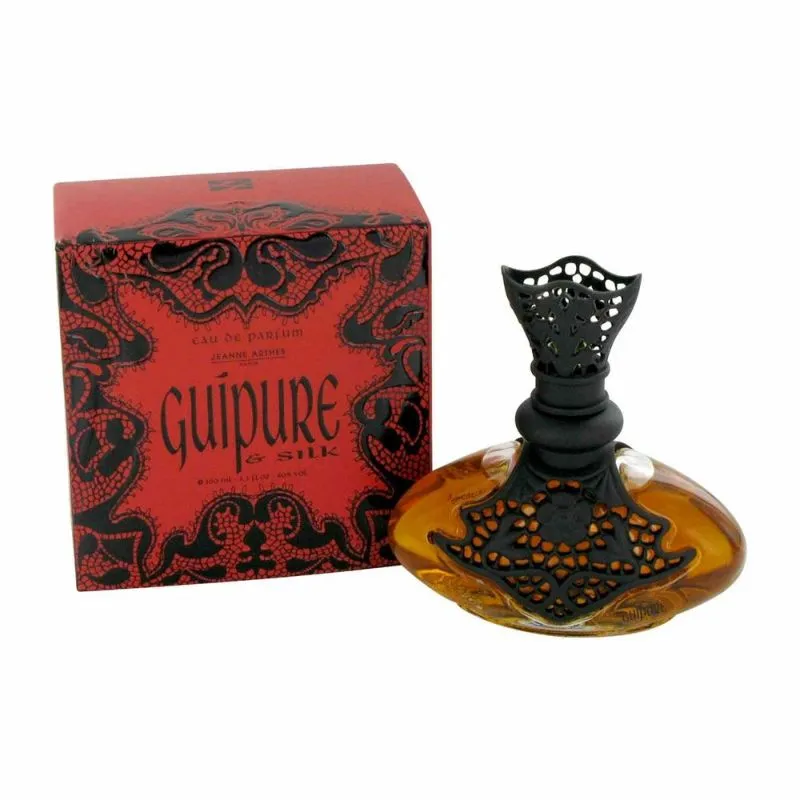 Guipure silk